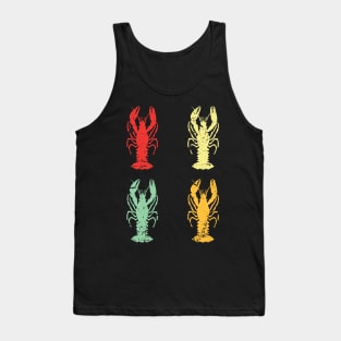 Vintage Mardi Gras Crayfish T-Shirt Tank Top